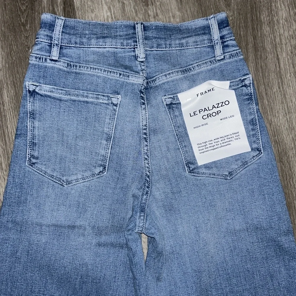 FRAME Le Palazzo Crop high-waisted jeans - Picture 9 of 13